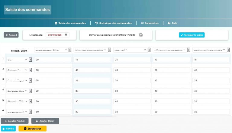 Facturation + Intégration Sage