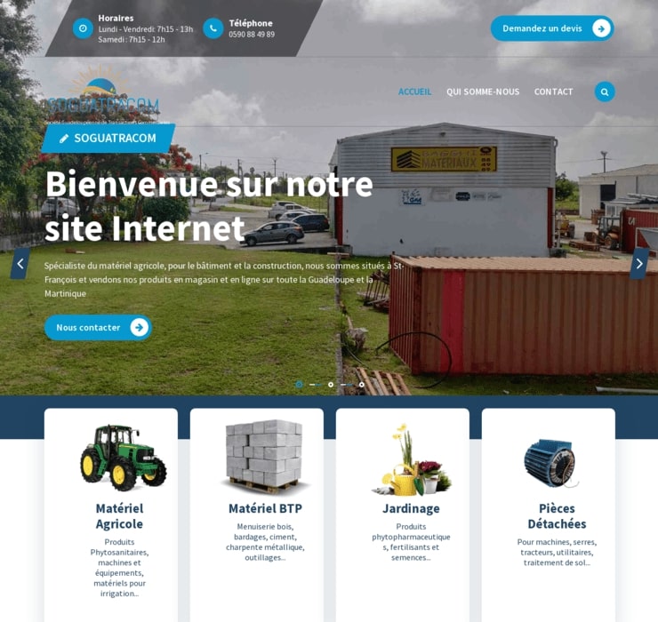 Site vitrine BTP
